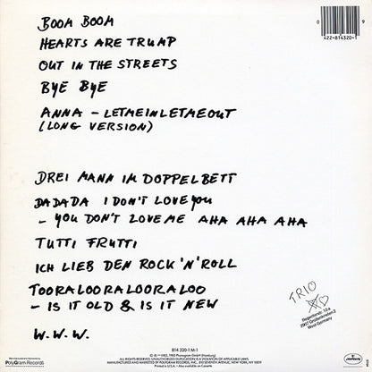 Trio : Trio And Error (LP, Album, 53 )
