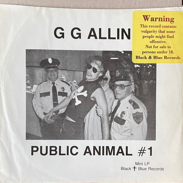 GG Allin : Public Animal #1 (7")