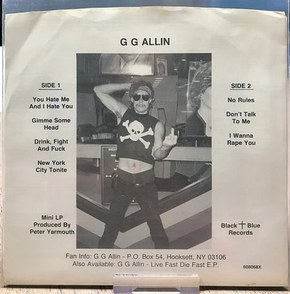 GG Allin : Public Animal #1 (7")
