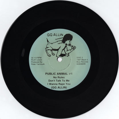 GG Allin : Public Animal #1 (7")