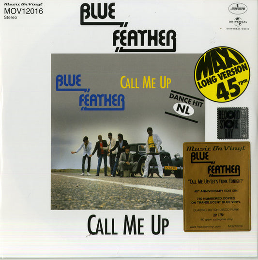 Blue Feather : Call Me Up / Let's Funk Tonight (12", RSD, Ltd, Num, RE, Blu)