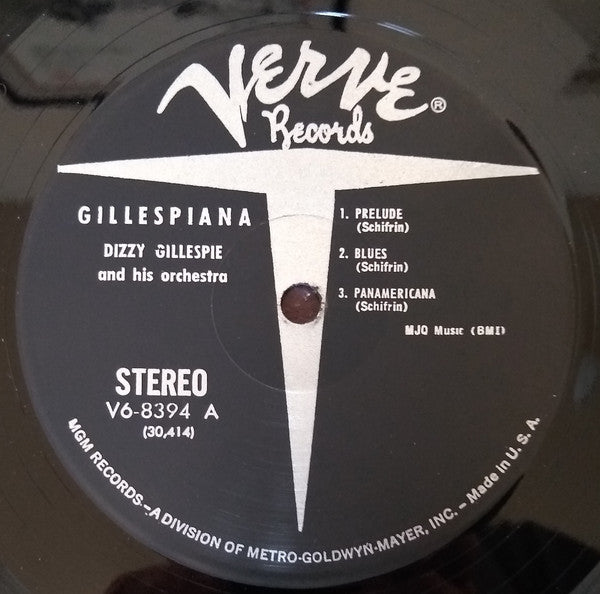 Dizzy Gillespie And His Orchestra : Gillespiana (LP, Album)