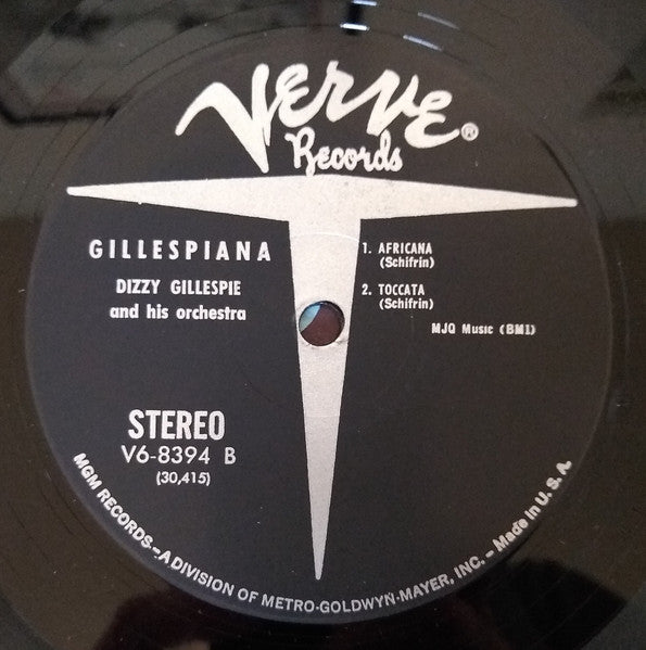 Dizzy Gillespie And His Orchestra : Gillespiana (LP, Album)