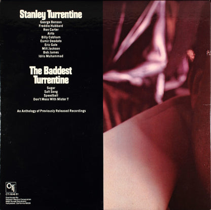 Stanley Turrentine : The Baddest Turrentine (LP, Comp, Pit)