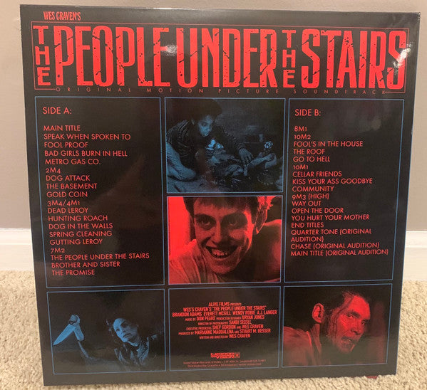 Don Peake : Wes Craven's The People Under The Stairs (Original Motion Picture Soundtrack) (LP, Album, Ltd, RE, Blo)