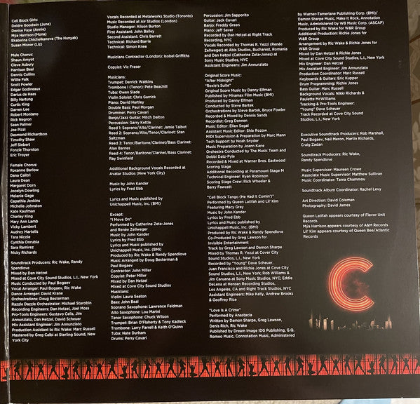 Various : Music From The Miramax Motion Picture Chicago (2xLP, Album, RP, Red)