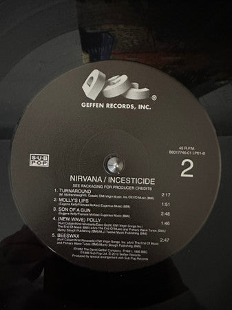 Nirvana : Incesticide (2x12", Comp, Ltd, RE, RM, RP, Gat)