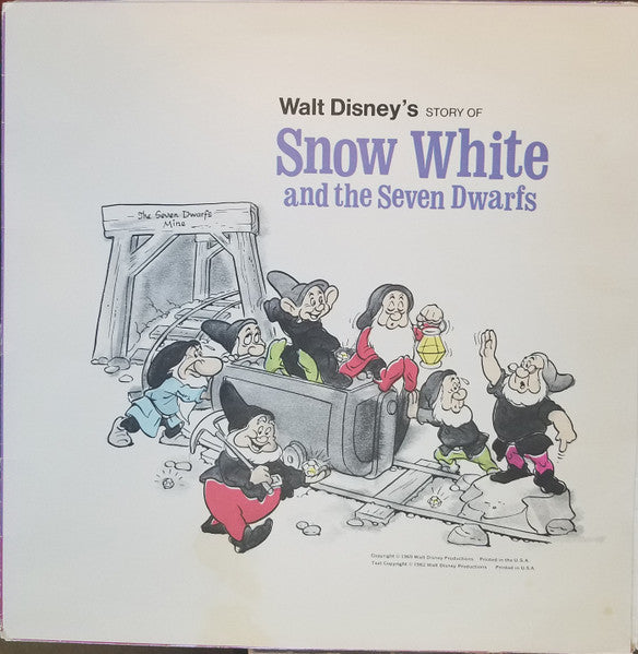 Ginny Tyler : Story And Songs From Snow White And The Seven Dwarfs (LP, Album, RE, RP)