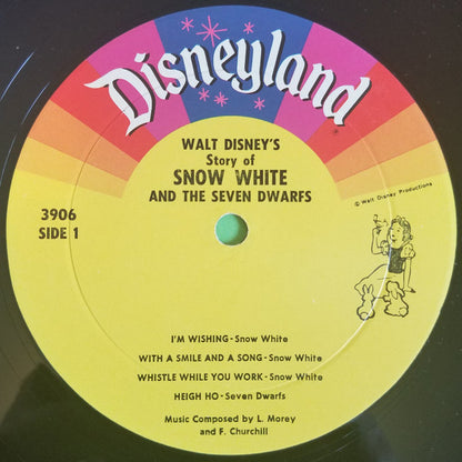 Ginny Tyler : Story And Songs From Snow White And The Seven Dwarfs (LP, Album, RE, RP)