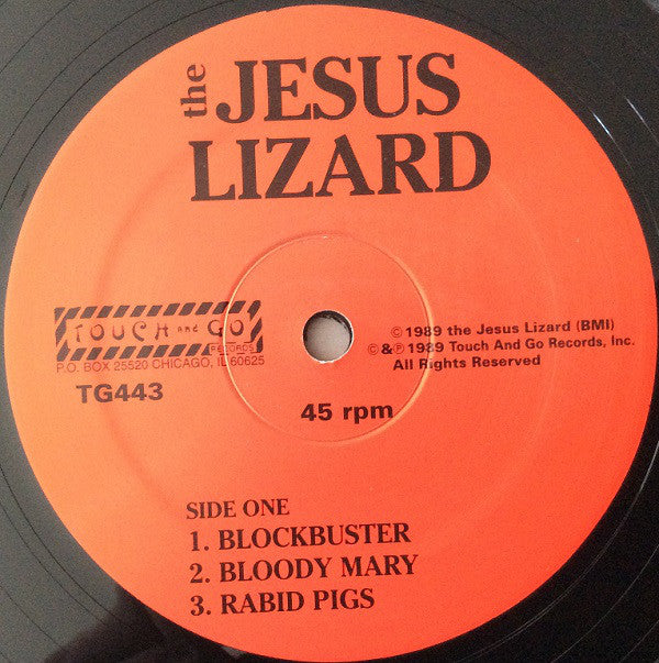 The Jesus Lizard : Pure (12", EP, RE, RM)