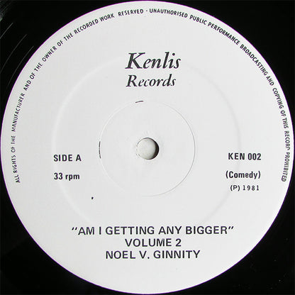 Noel V. Ginnity : Am I Getting Any Bigger - Volume 2 (LP, Album)