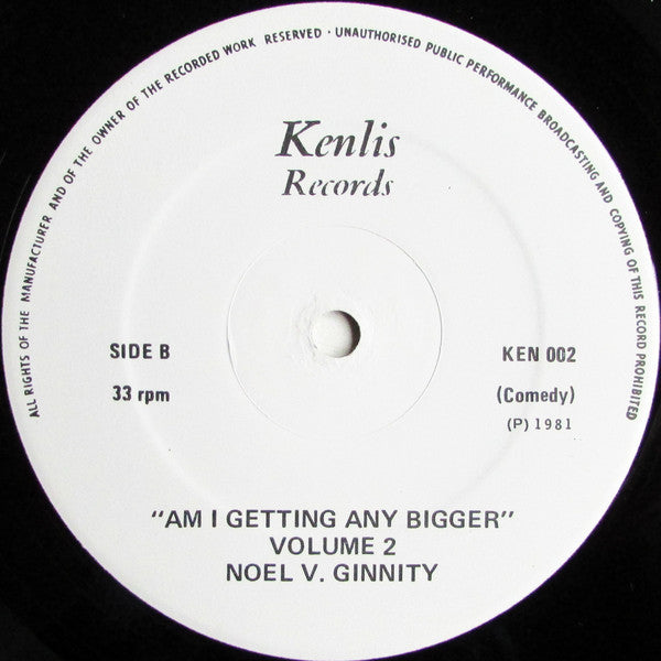 Noel V. Ginnity : Am I Getting Any Bigger - Volume 2 (LP, Album)