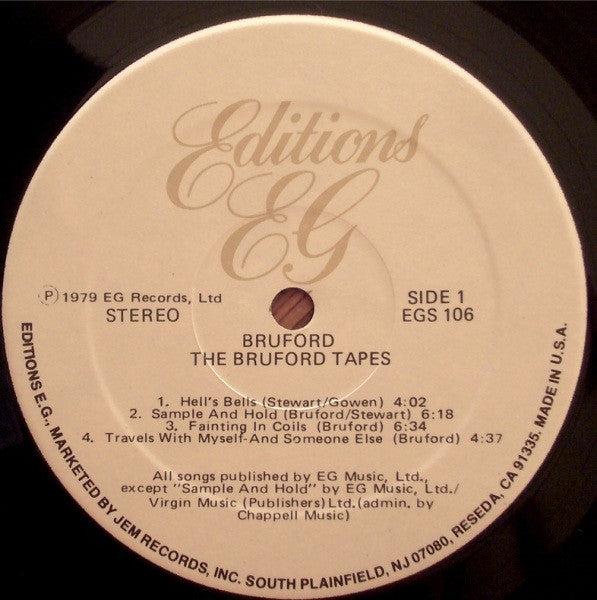 Bruford : The Bruford Tapes (LP, Album)