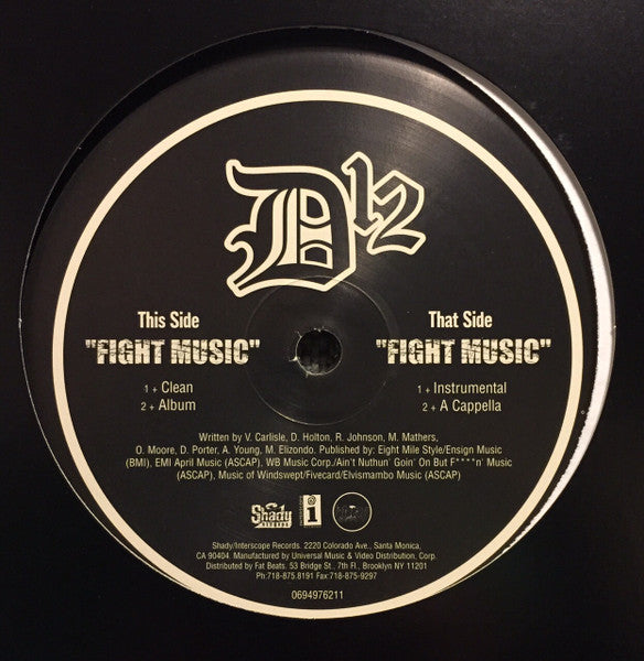 D12 : Fight Music (12")