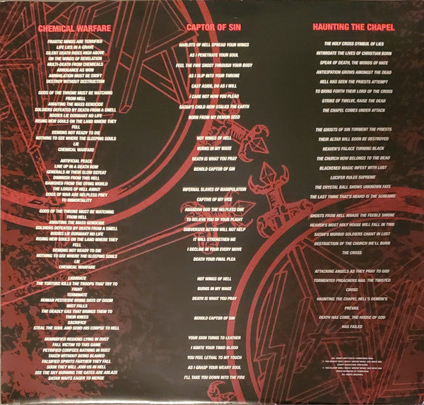 Slayer : Haunting The Chapel (12", EP, RE, RM, Cle)