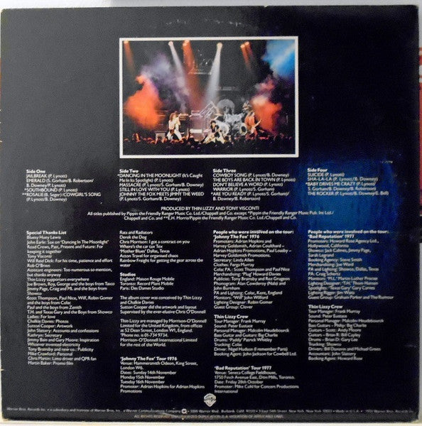 Thin Lizzy : Live And Dangerous (2xLP, Album, Win)