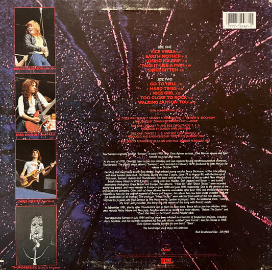 Samson (3) Featuring Bruce Dickinson : Head Tactics (LP, Comp)