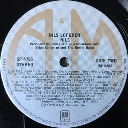 Nils Lofgren : Nils (LP, Album)