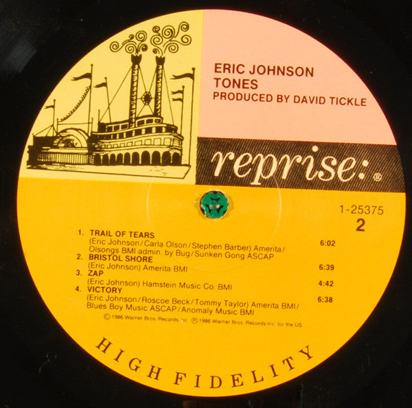 Eric Johnson (2) : Tones (LP, Album, Spe)