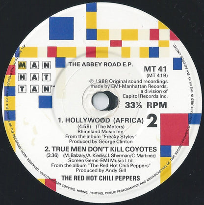 The Red Hot Chili Peppers* : The Abbey Road E.P. (7", EP)