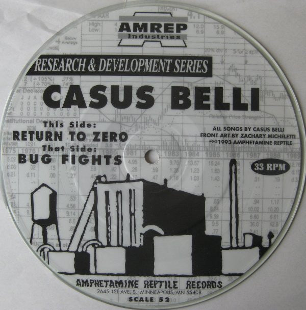Casus Belli (2) : Return To Zero (7", Single, Pic)
