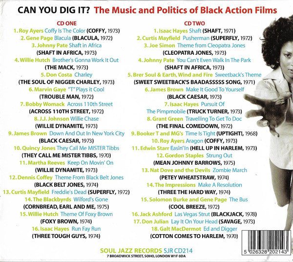 Various : Can You Dig It? The Music And Politics Of Black Action Films 1968-75 (2xCD, Comp)