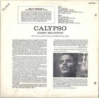 Harry Belafonte : Calypso (LP, Album, RE)