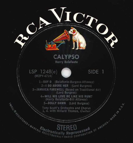 Harry Belafonte : Calypso (LP, Album, RE)