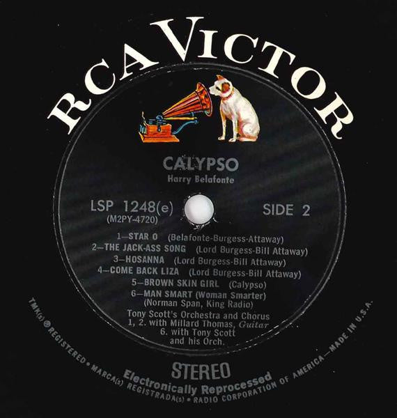 Harry Belafonte : Calypso (LP, Album, RE)