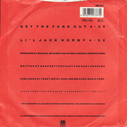 Extreme (2) : Get The Funk Out (7", Single)