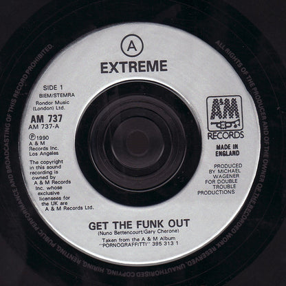 Extreme (2) : Get The Funk Out (7", Single)