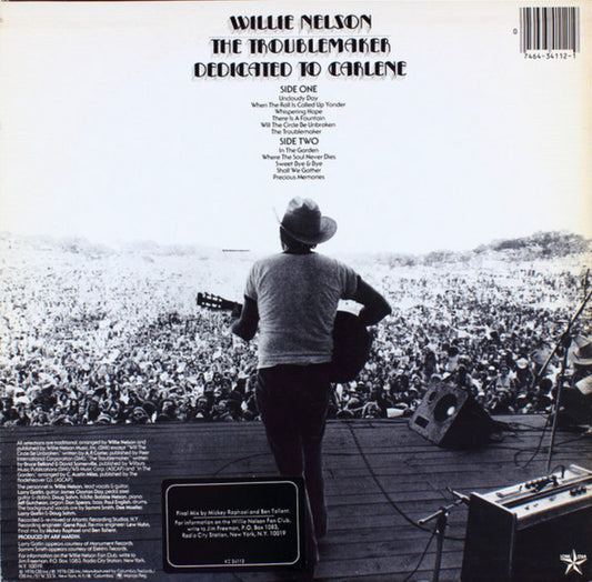 Willie Nelson : The Troublemaker (LP, Album, RE, Car)