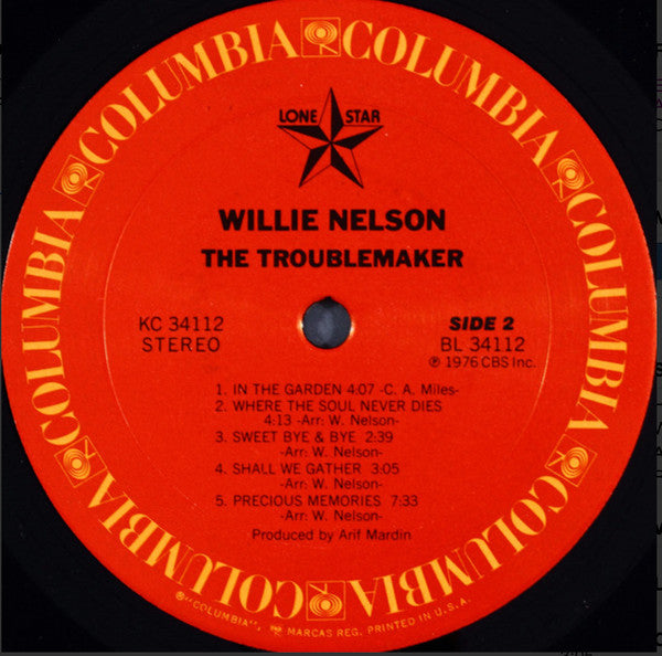 Willie Nelson : The Troublemaker (LP, Album, RE, Car)