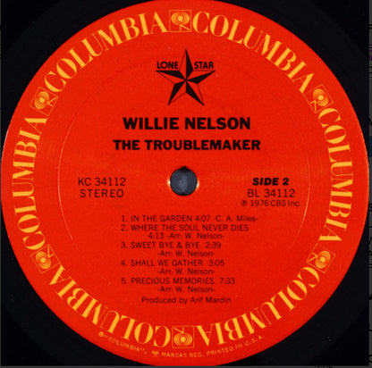 Willie Nelson : The Troublemaker (LP, Album, RE, Car)