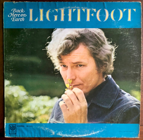Lightfoot* : Back Here On Earth (LP, Album, RE, All)