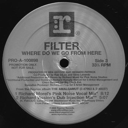 Filter (2) : Where Do We Go From Here (2x12", Promo, Sil)