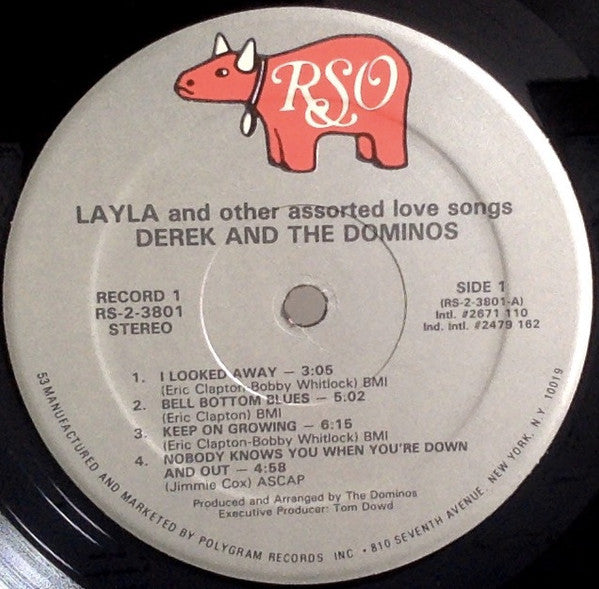 Derek And The Dominos* : Layla And Other Assorted Love Songs (2xLP, Album, RE, Hau)