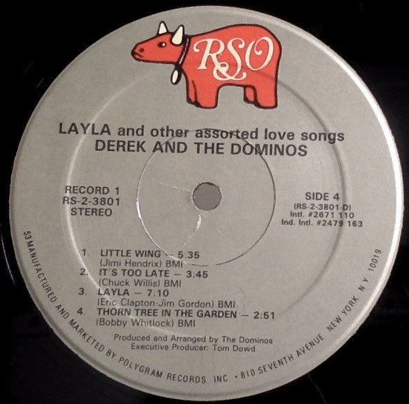 Derek And The Dominos* : Layla And Other Assorted Love Songs (2xLP, Album, RE, Hau)