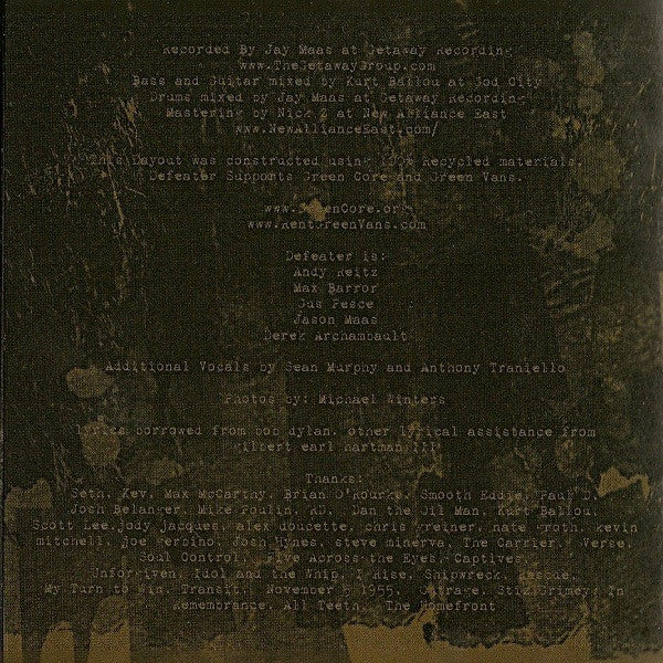 Defeater : Travels (CD, Album, RE)