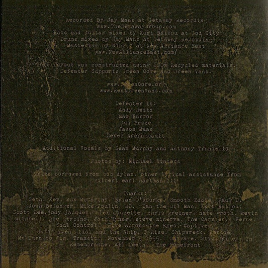 Defeater : Travels (CD, Album, RE)