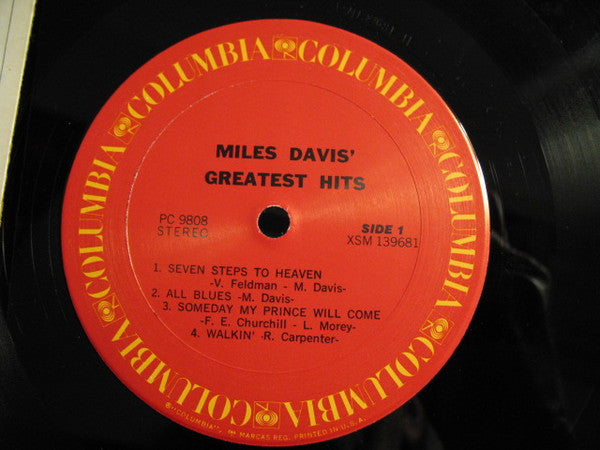 Buy Miles Davis : Miles Davis' Greatest Hits (LP, Comp, RE, Ter) Online for  a great price – NH Vintage Vinyl