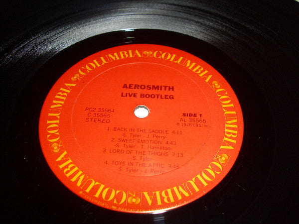 Aerosmith : Live! Bootleg (2xLP, Album, Car)