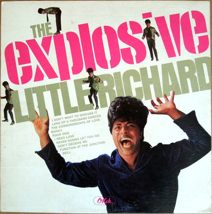 Little Richard : The Explosive Little Richard (LP, Album, Mono)