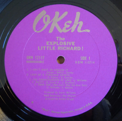 Little Richard : The Explosive Little Richard (LP, Album, Mono)