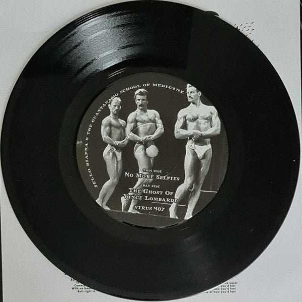 Jello Biafra And The Guantanamo School Of Medicine : No More Selfies / The Ghost Of Vince Lombardi (7", Single)