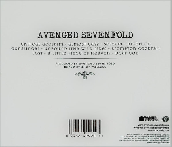 Avenged Sevenfold : Avenged Sevenfold (CD, Album, RE)