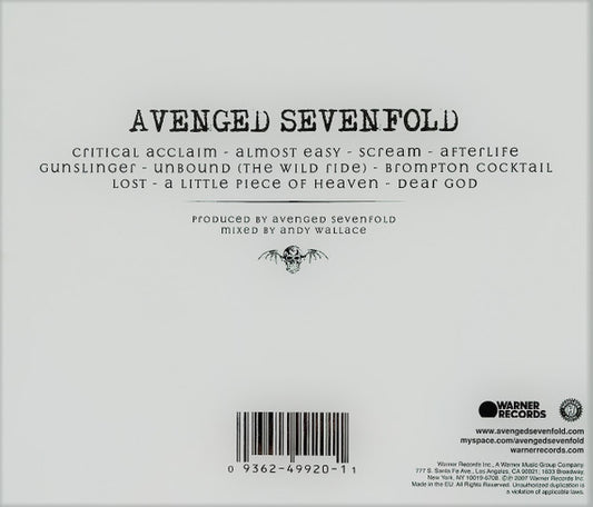 Avenged Sevenfold : Avenged Sevenfold (CD, Album, RE)