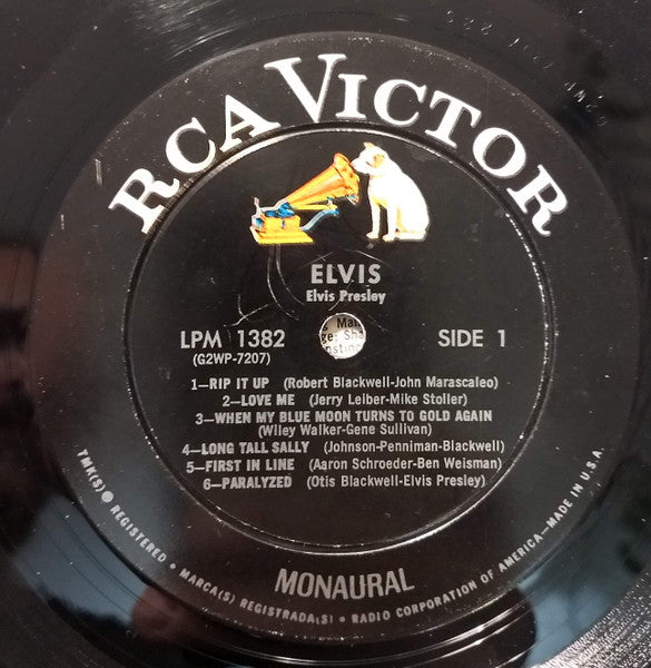 Elvis Presley : Elvis (LP, Album, Mono, RE, Roc)