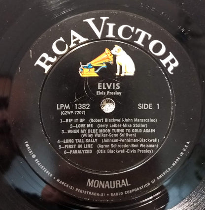 Elvis Presley : Elvis (LP, Album, Mono, RE, Roc)