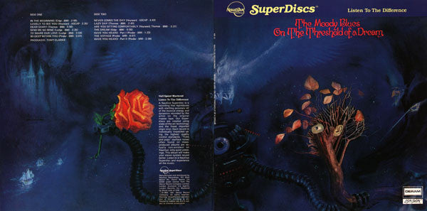 The Moody Blues : On The Threshold Of A Dream (LP, Album, RE, Hal)